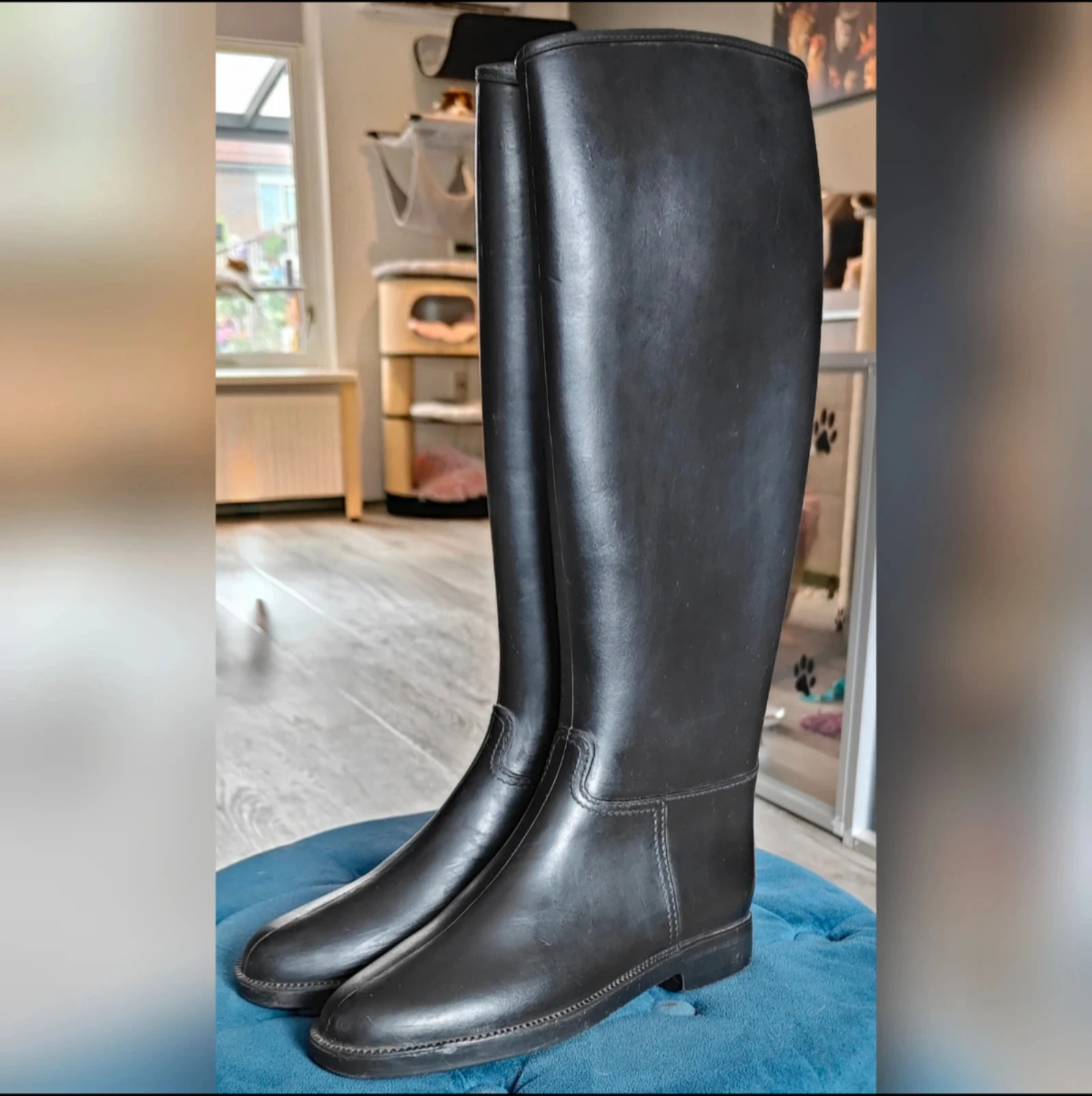 Black Riding Boots, Winner Riding Boots size 36 – photo 4